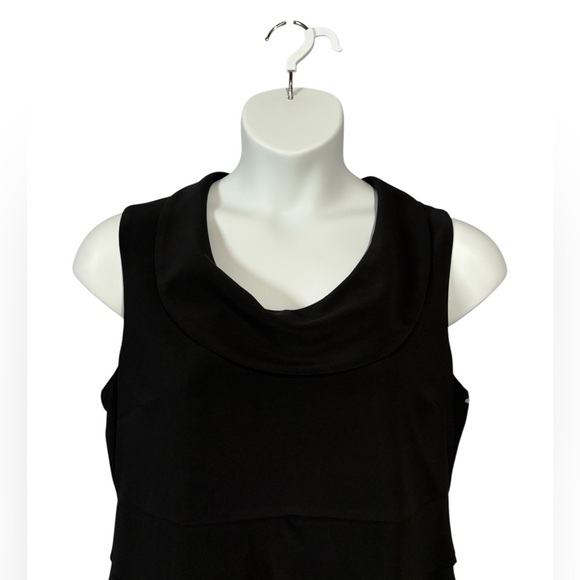 Joseph Ribkoff, Black Sleeveless Tiered Dress, Size 16 - Picture 3 of 7